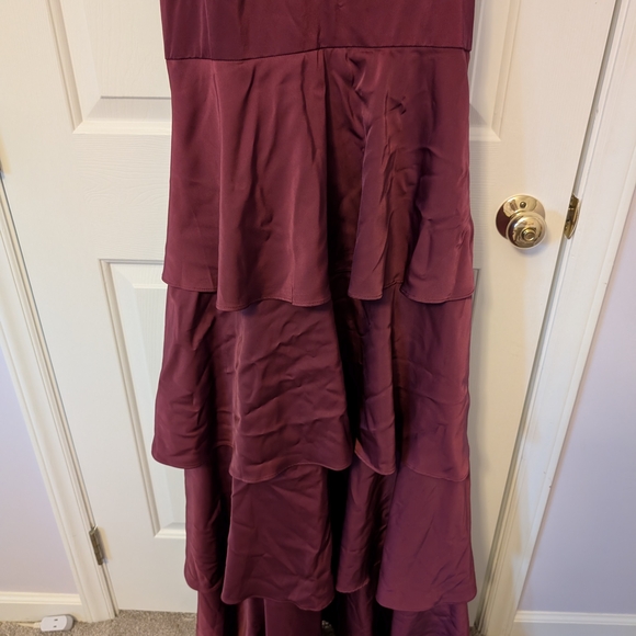Lulu's Burgundy Maxi Dress - Picture 4 of 6
